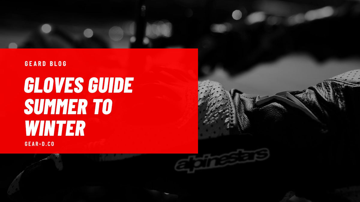 Rider wearing motorcycle gloves on a handlebar, guide to motorcycle gloves in Lebanon