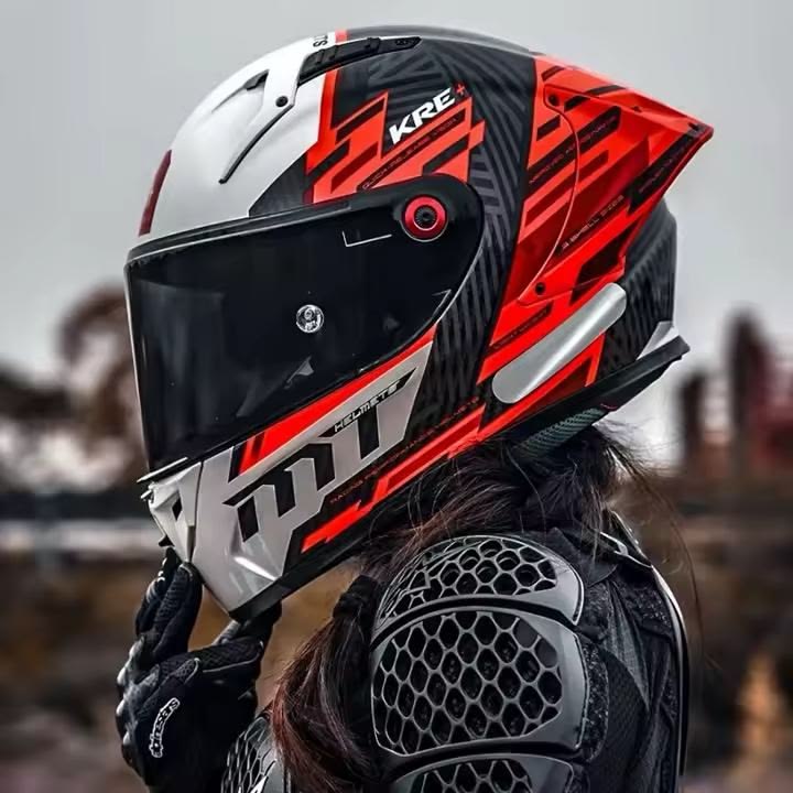 LS2 FF808 STREAM II 2 FURY GLOSSY BLACK RED