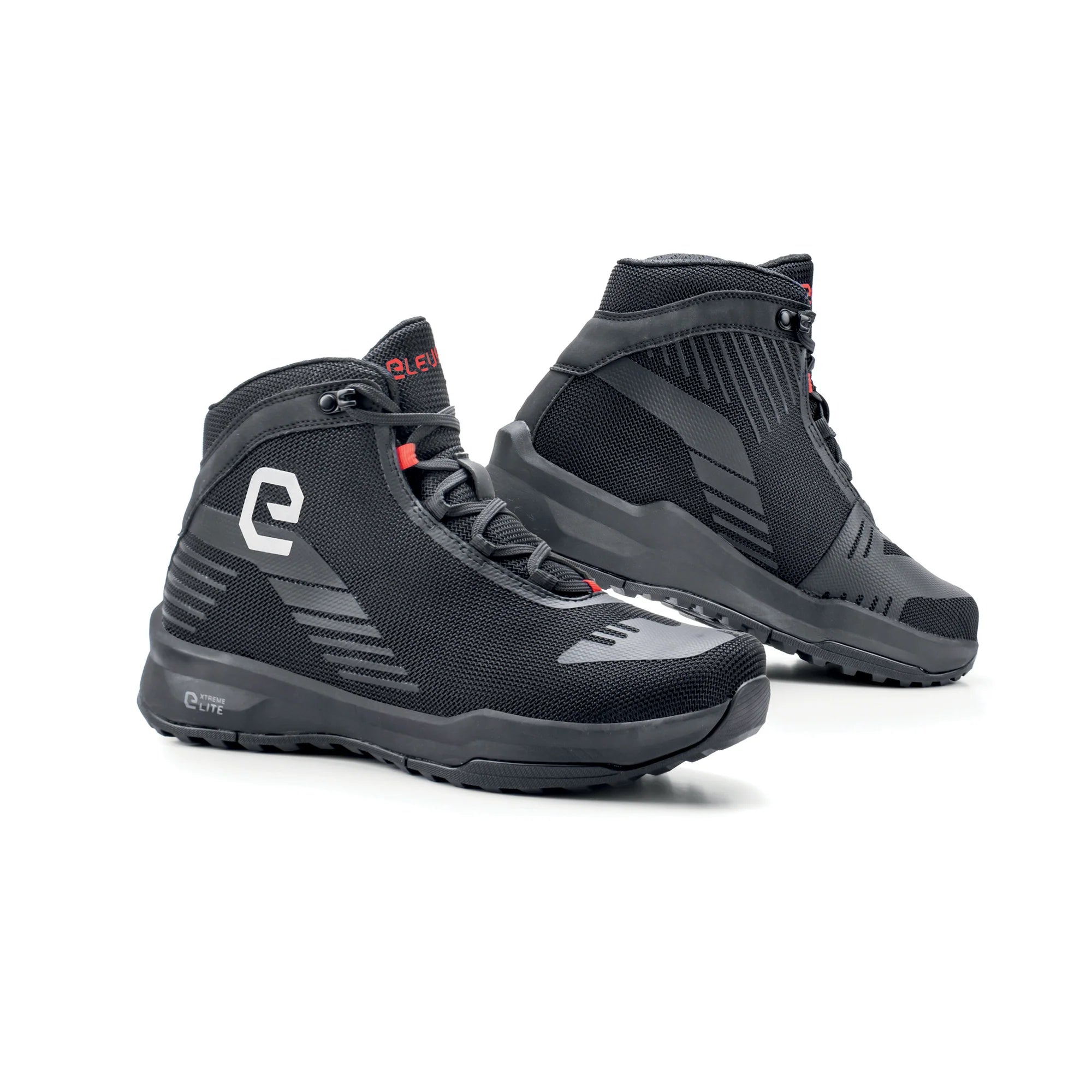 Eleveit Town Air Black Ventilated Motorcycle Shoes