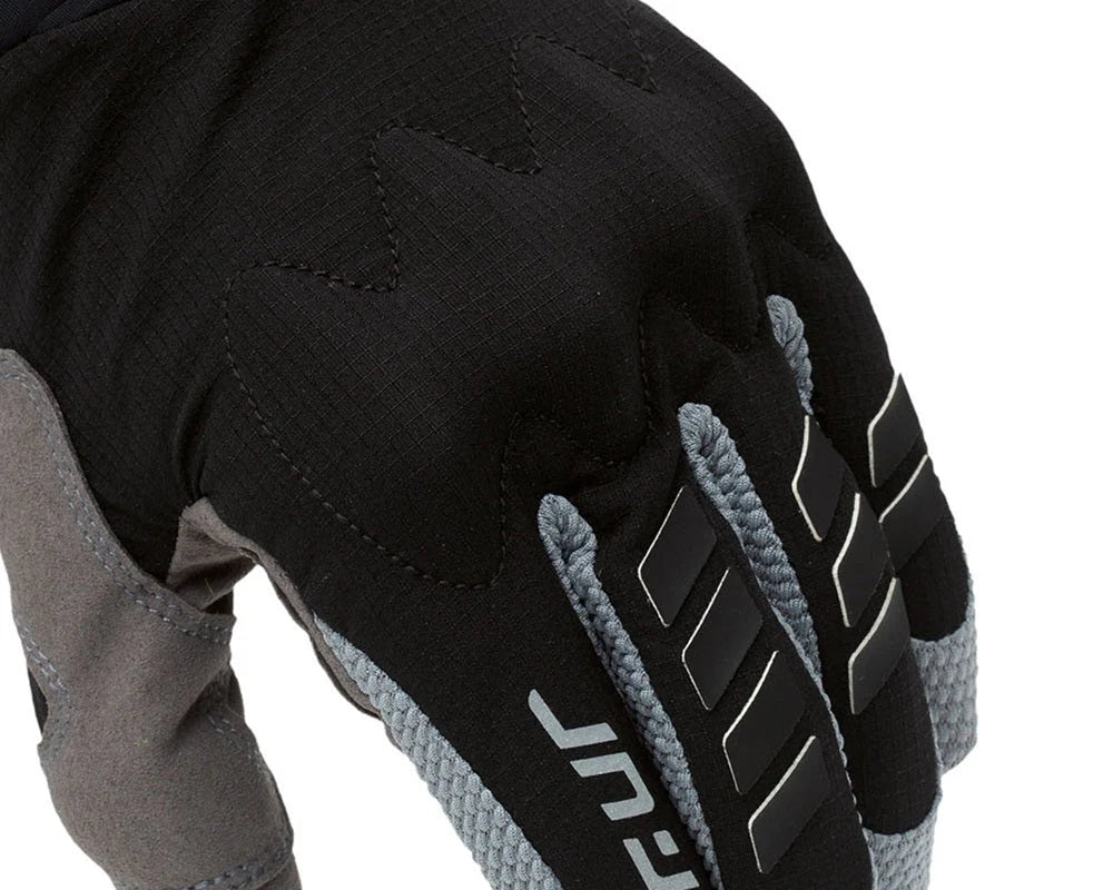 T.UR G-Six Ventilated Summer Motorcycle Gloves Black/Ice