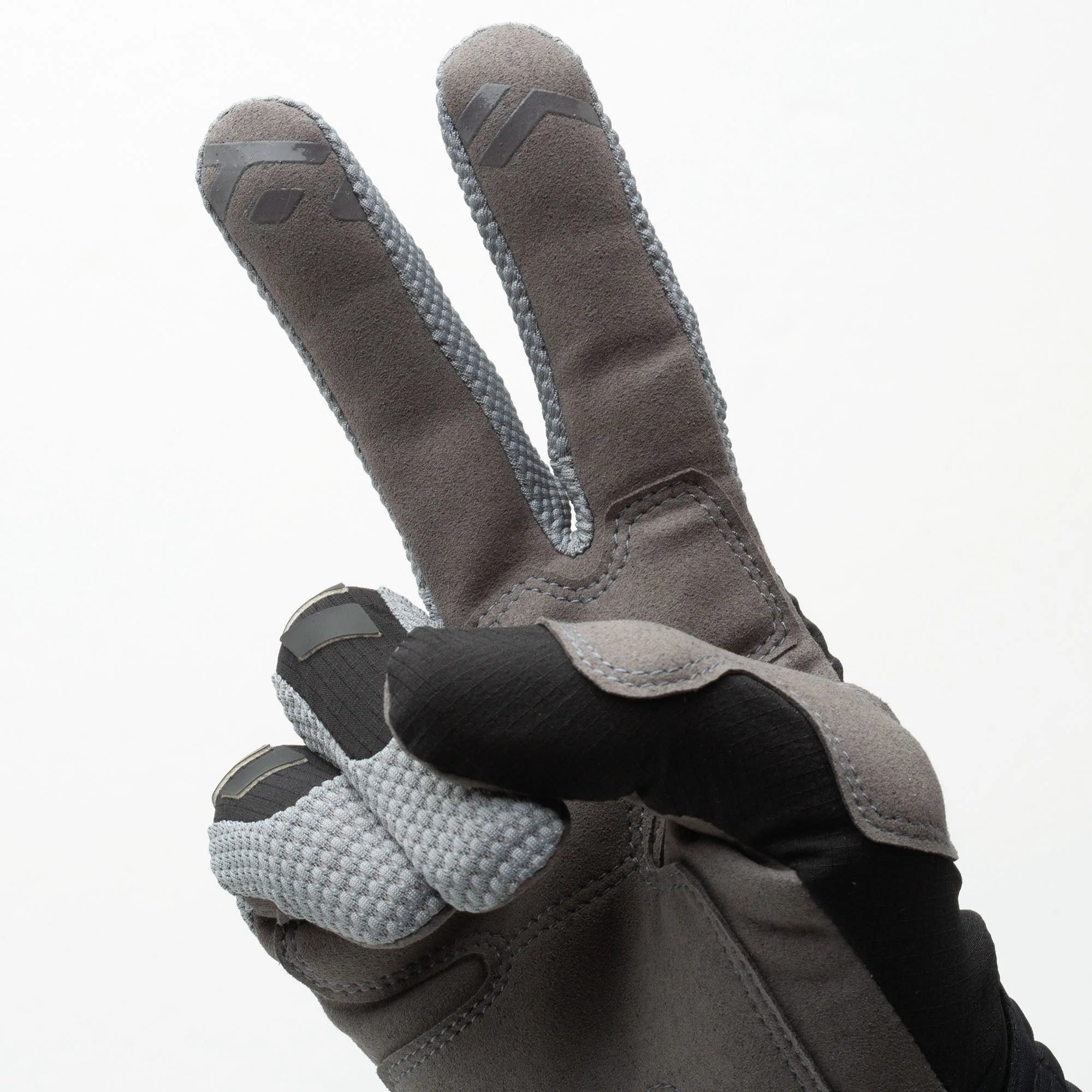 T.UR G-Six Ventilated Summer Motorcycle Gloves Black/Ice