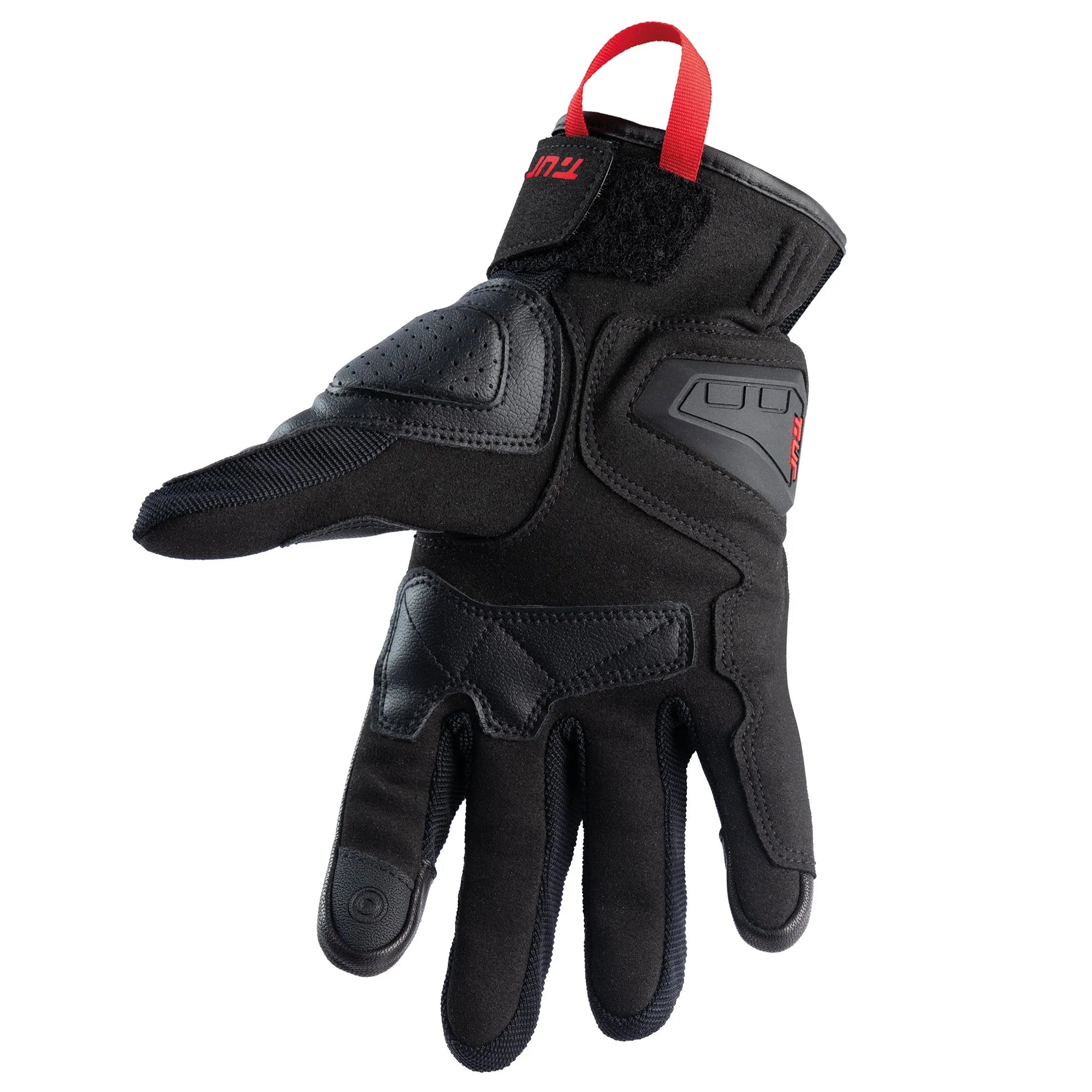 T.UR G-Speed Ventilated Motorcycle Gloves Black