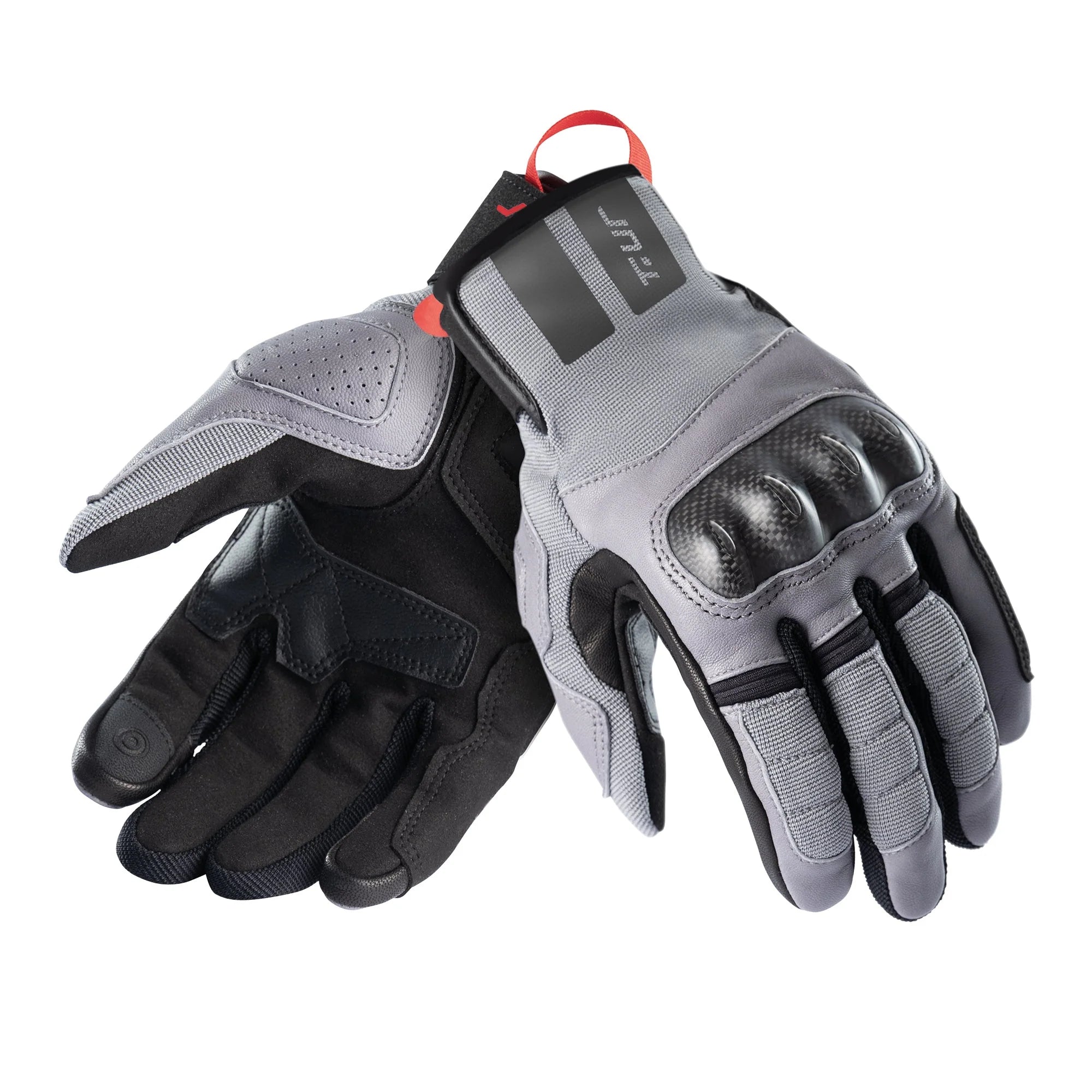 T.UR G-Speed Ventilated Motorcycle Gloves Grey