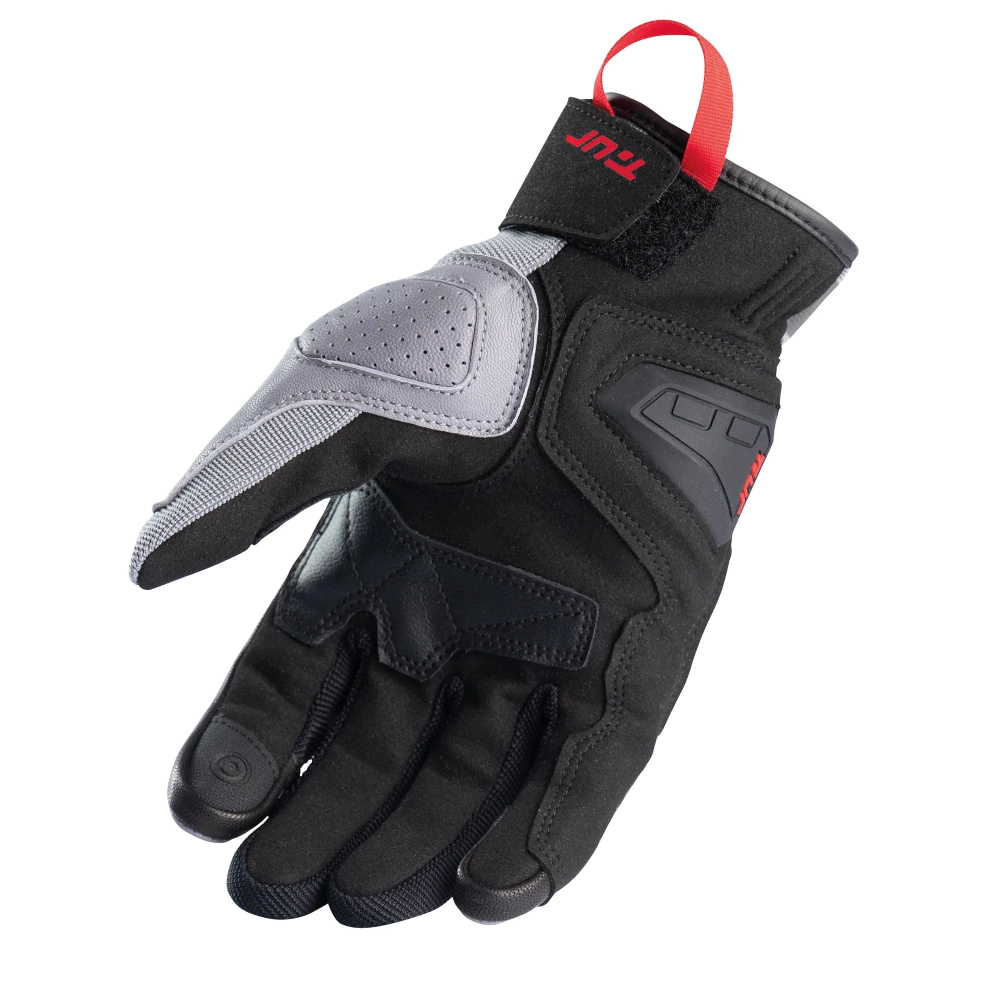 T.UR G-Speed Ventilated Motorcycle Gloves Grey