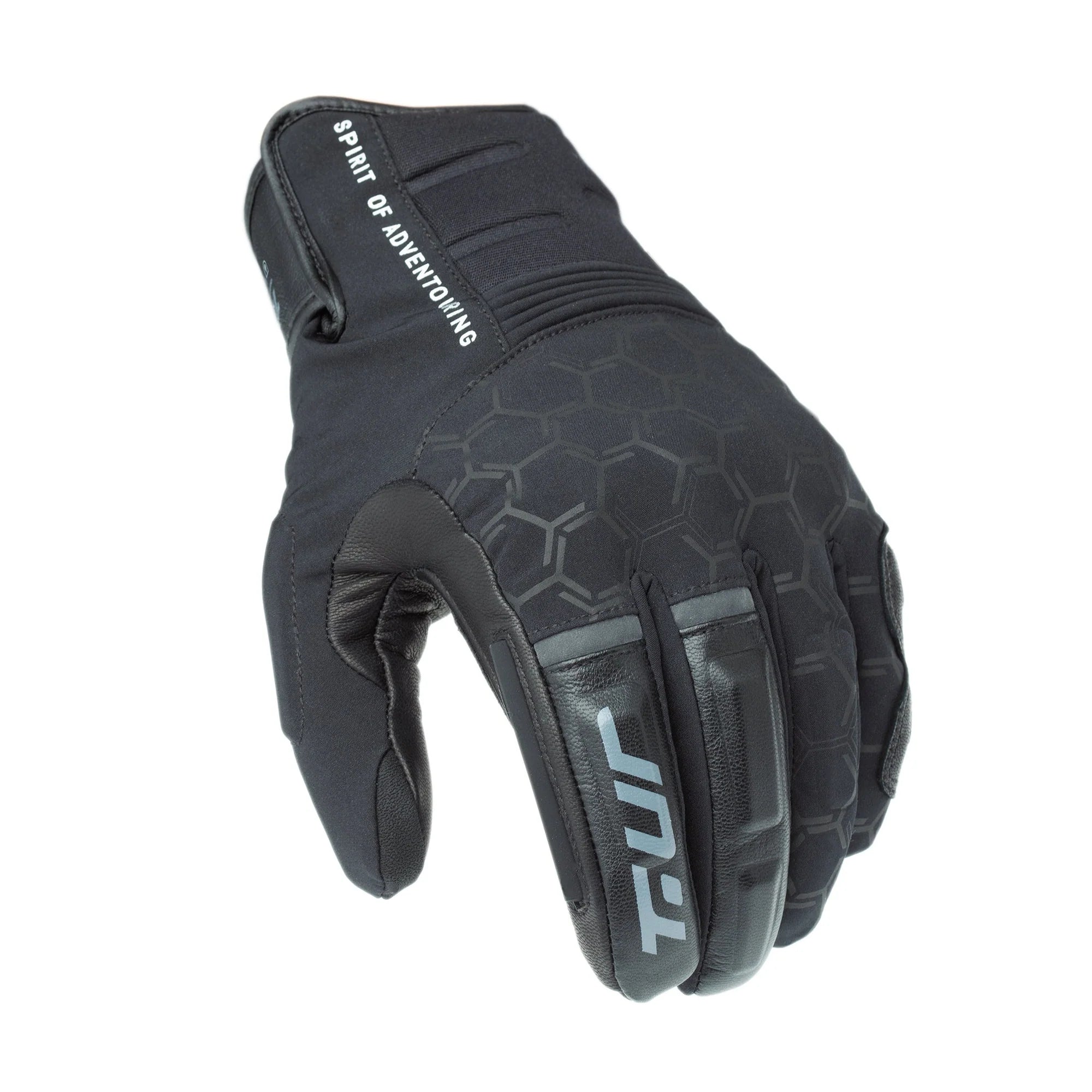 T.UR G-Zero Hydroscud Waterproof Winter Motorcycle Gloves Black
