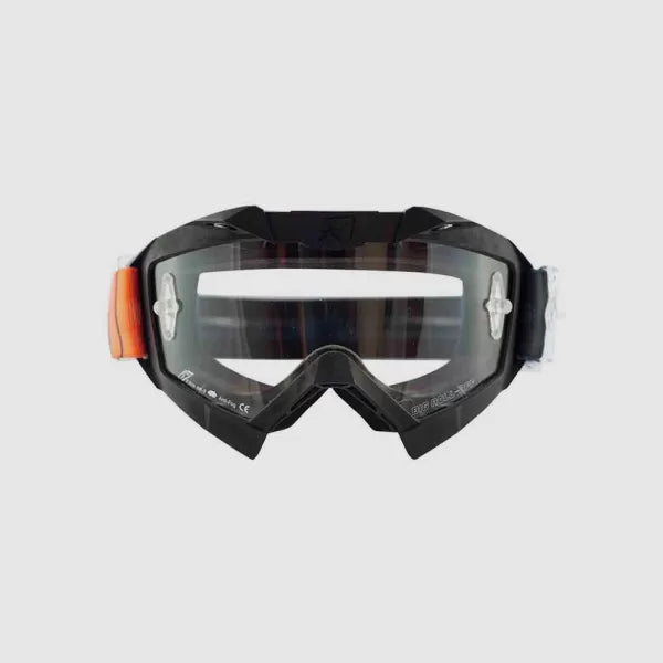 Ariete Adrenaline Primis MX Goggles Black/Orange, Clear Lens