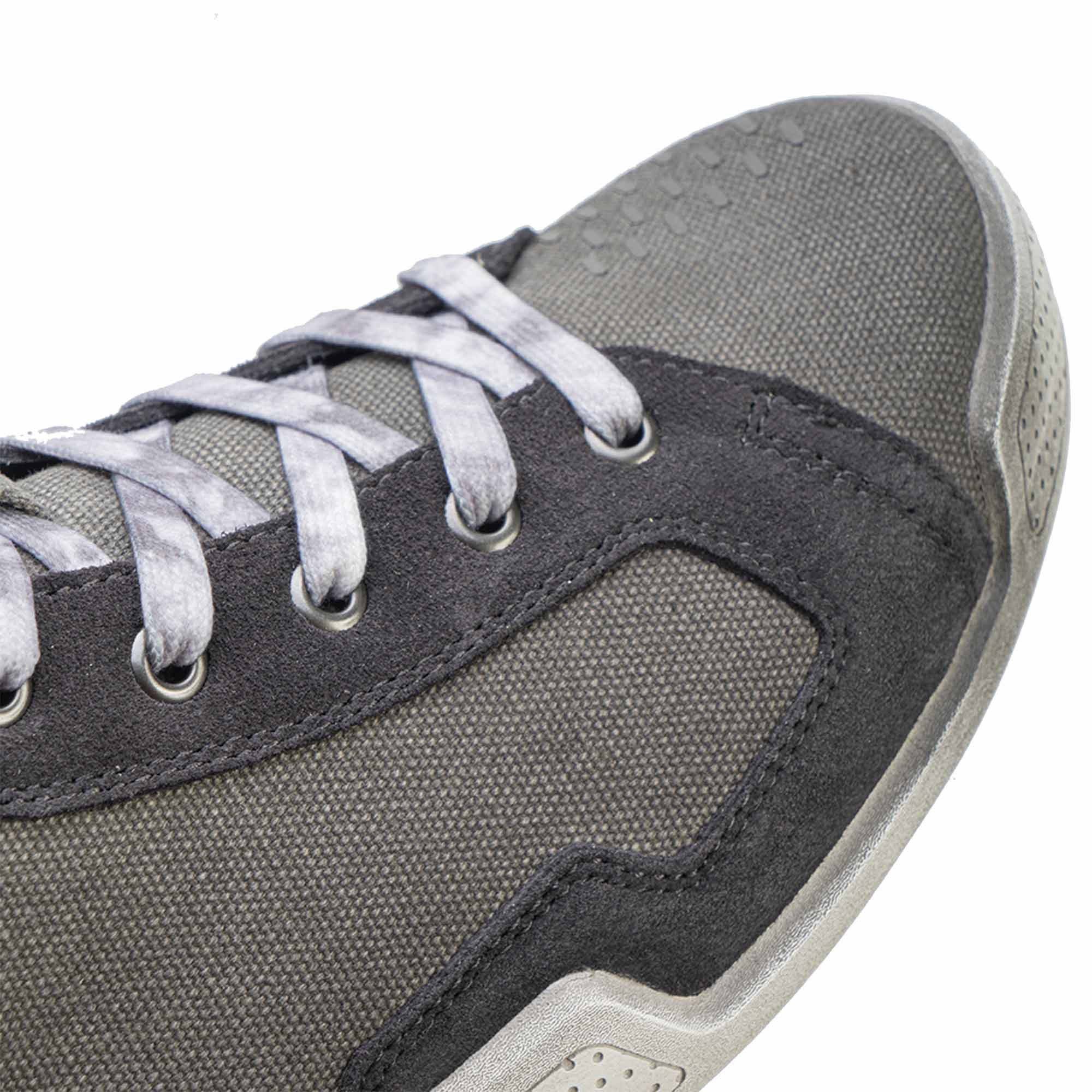 Eleveit Antibes Air Canvas Certified Motorcycle Shoes Light Grey