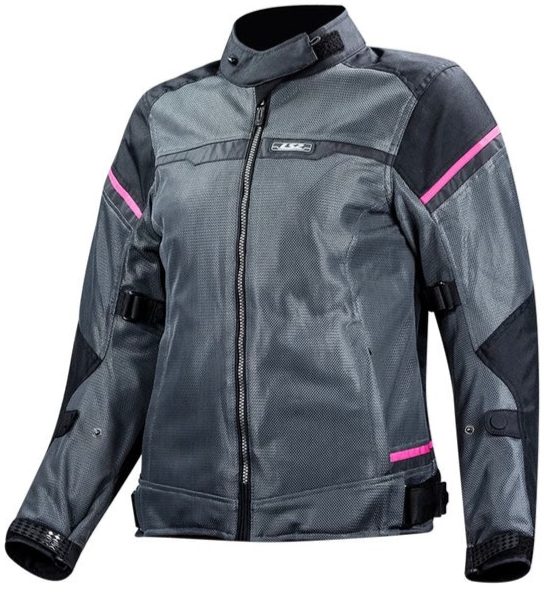 LS2 RIVA WOMAN BLACK DARK GREY PINK