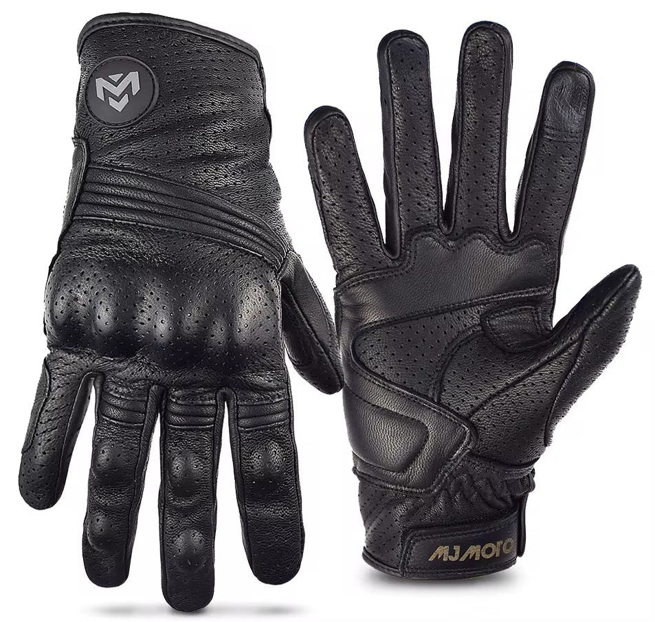 MJ MOTO “RAPTOR” LEATHER BLACK