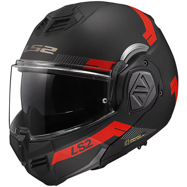 LS2 ADVANT MATT BLACK RED