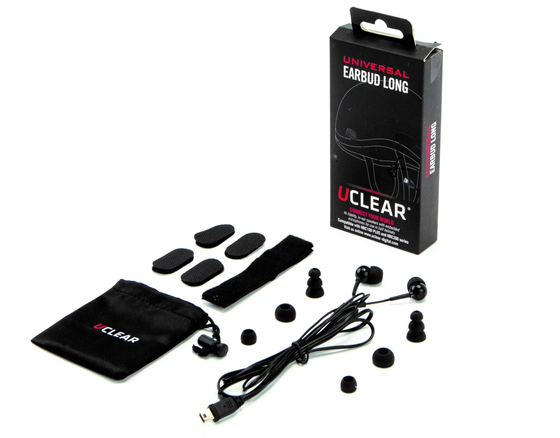 UClear Earbuds with Microphone for Half-Helmets
