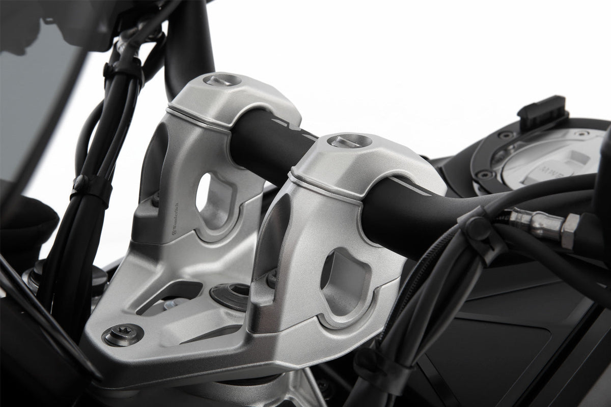 Wunderlich - ERGO+ handlebar riser R 1300 GS - silver