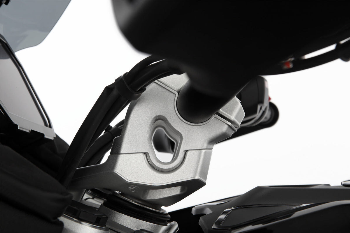 Wunderlich - ERGO+ handlebar riser R 1300 GS - silver