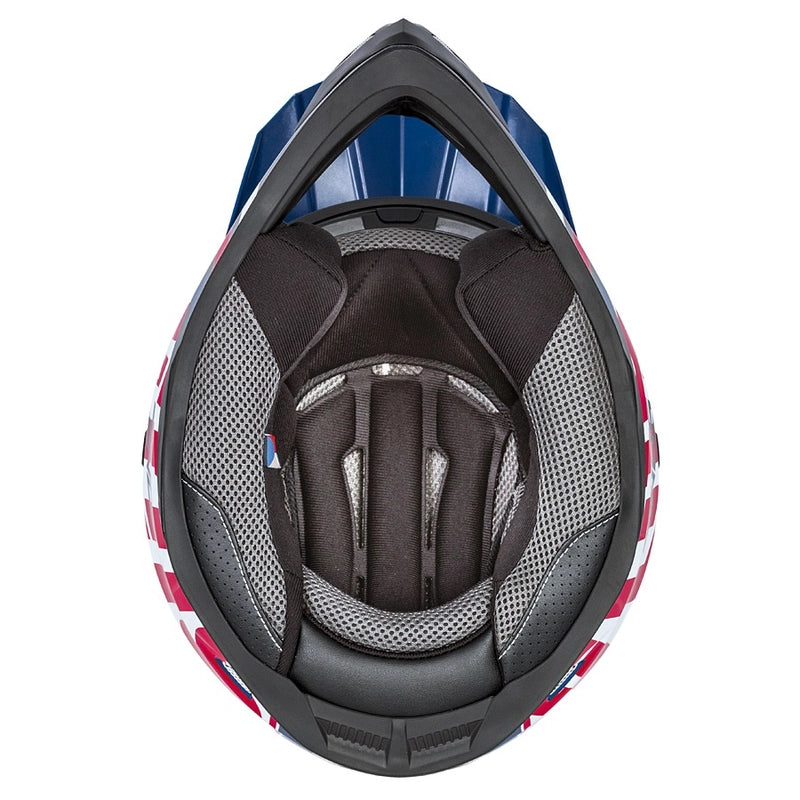 Cassida Cross Pro II Motocross Helmet White/Red/Black