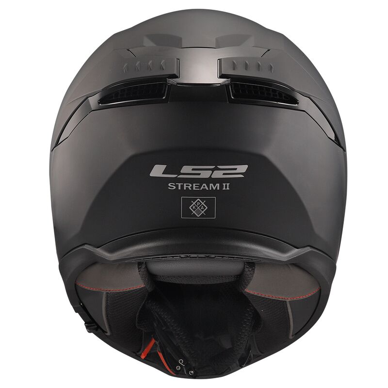 LS2 FF808 STREAM II 2 SOLID MATTE BLACK