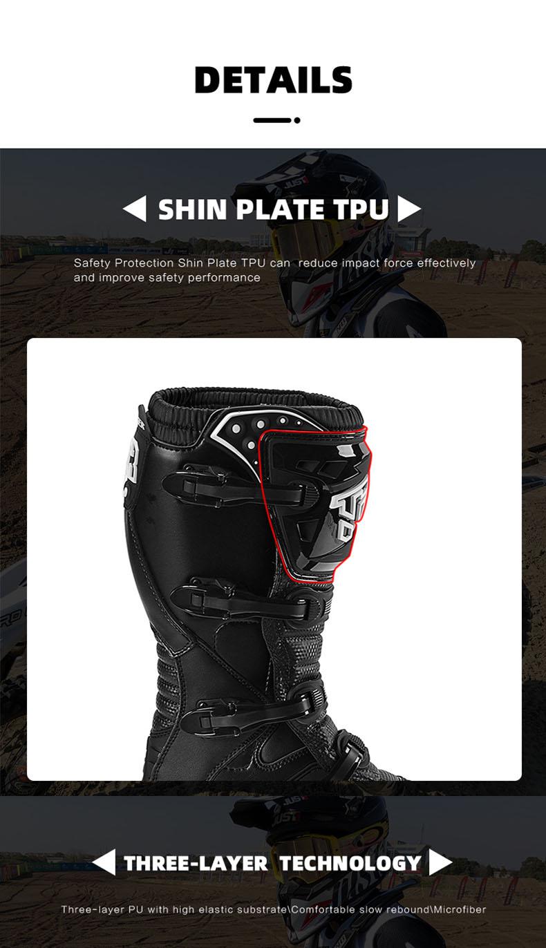 TR Tiger E001 Motocross Boots details