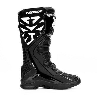 TR Tiger T2 Motocross Boots Black inner side
