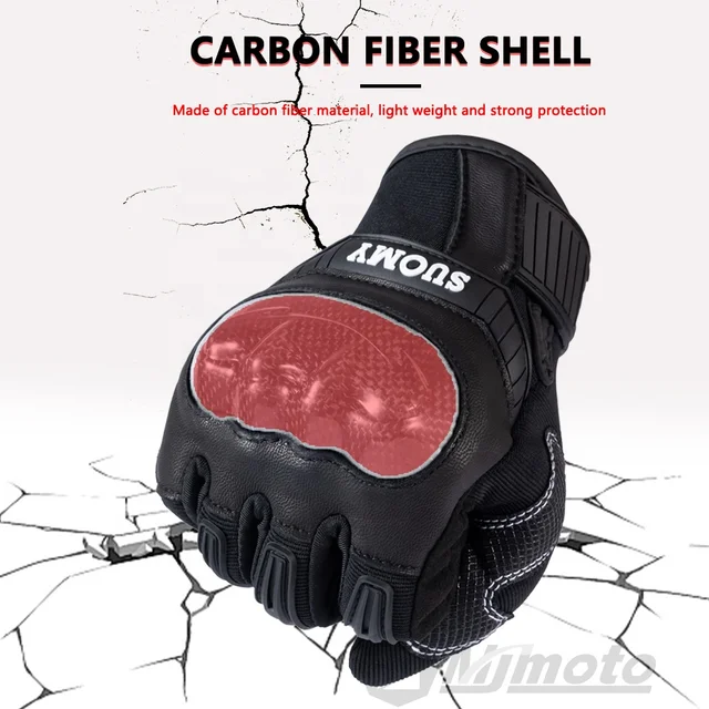 SUOMY “OCTANE” GLOVES RED