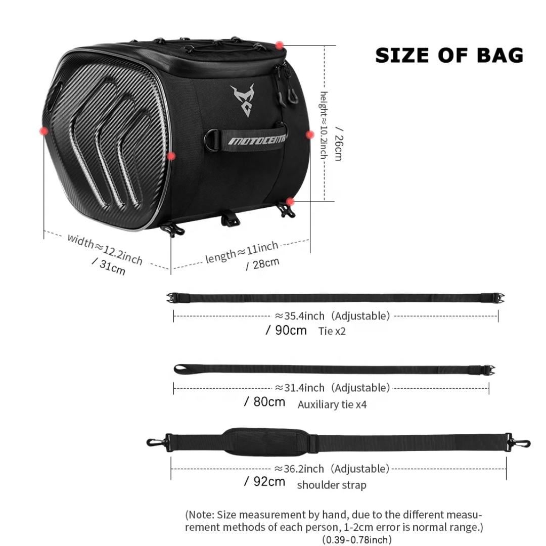 MOTOCENTRIC X-FORCE CARBON BAG