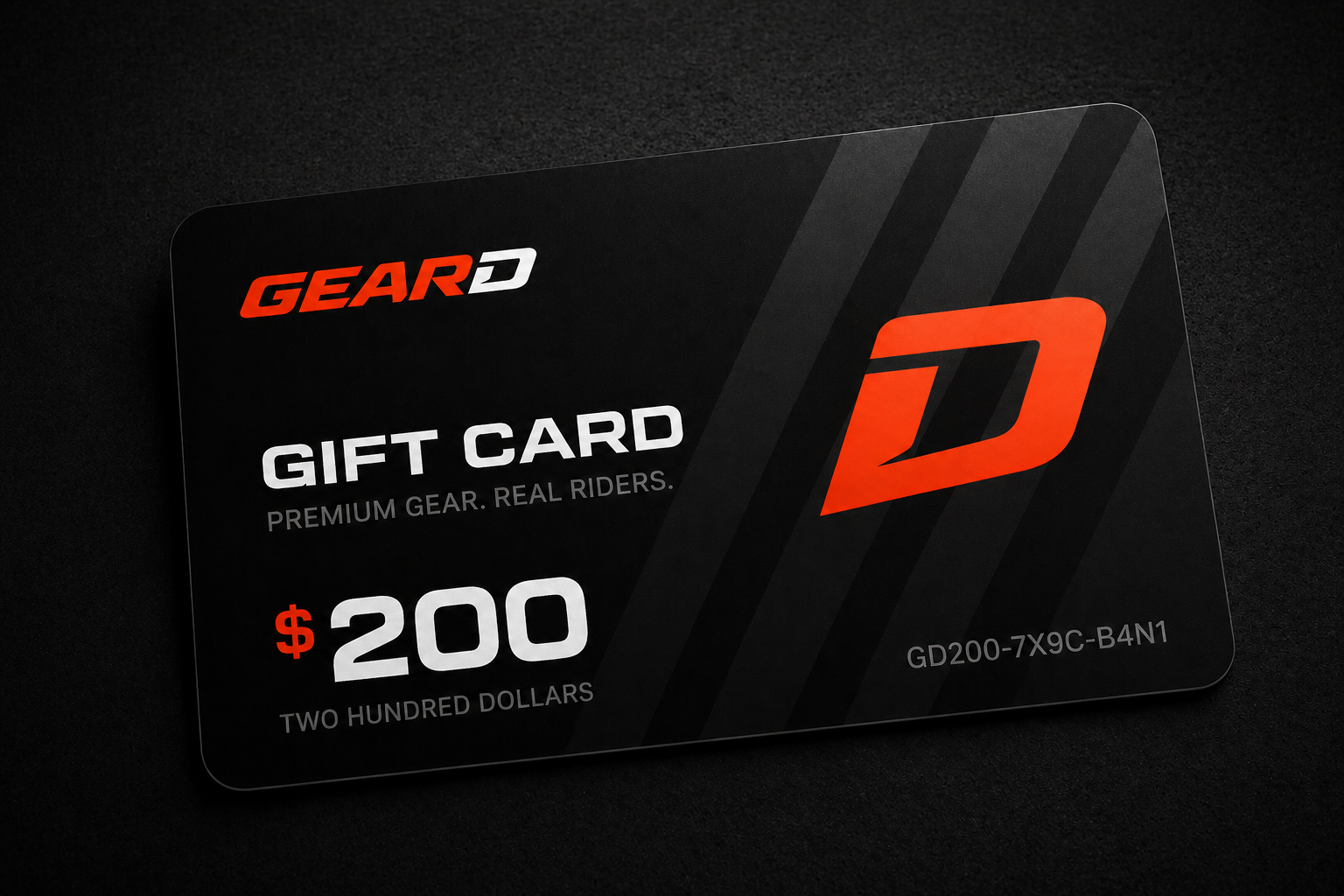 GearD Gift Card — The Rider's Choice