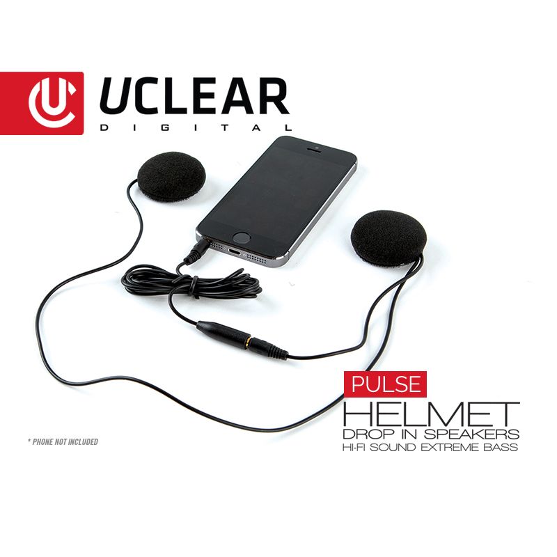 UClear Pulse HDS10X High Definition Helmet Speakers