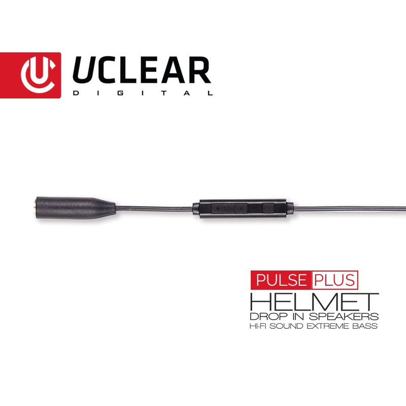 UClear Pulse Drop-In Wired Helmet Speakers