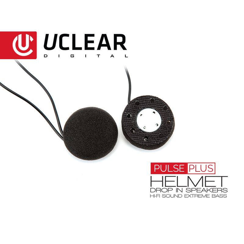 UClear Pulse Drop-In Wired Helmet Speakers