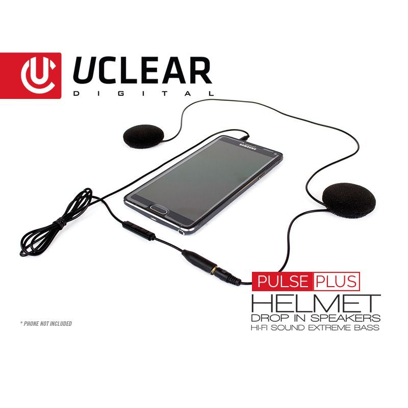 UClear Pulse Drop-In Wired Helmet Speakers