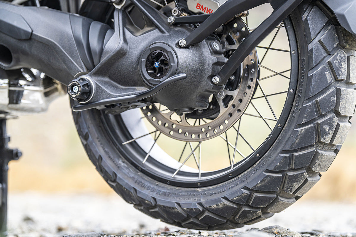 Wunderlich - Wunderlich DOUBLESHOCK cardan protection pads - rear - black