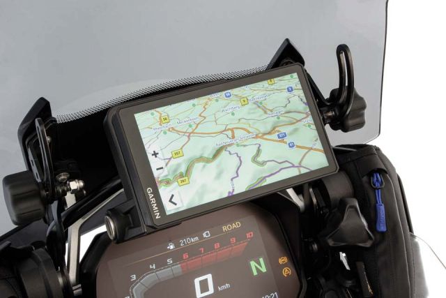 Wunderlich BMW Navigation Adapter Garmin TomTom, side view