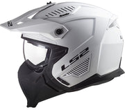LS2 OF606 DRIFTER SOLID GLOSSY WHITE