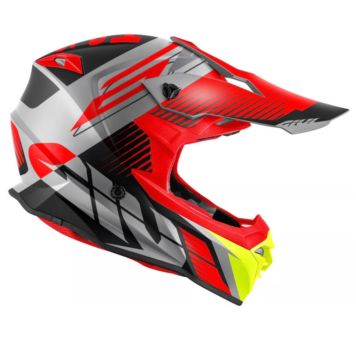 GIVI 60.1 Fresh Red/Black/Matte Titanium Helmet, detail