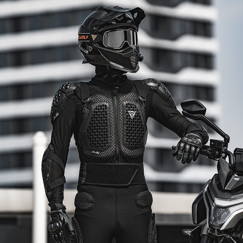 Motowolf PG1 Armor Jacket elbow protector detail