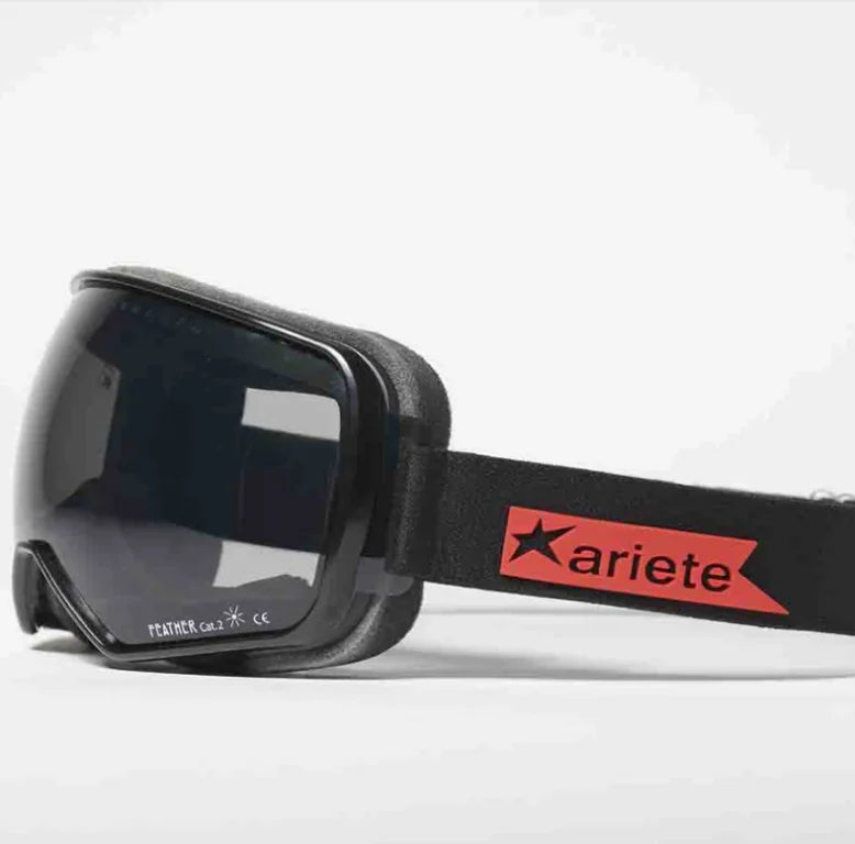Ariete Feather Lite Frameless Retro Goggles Black, Smoke Lens