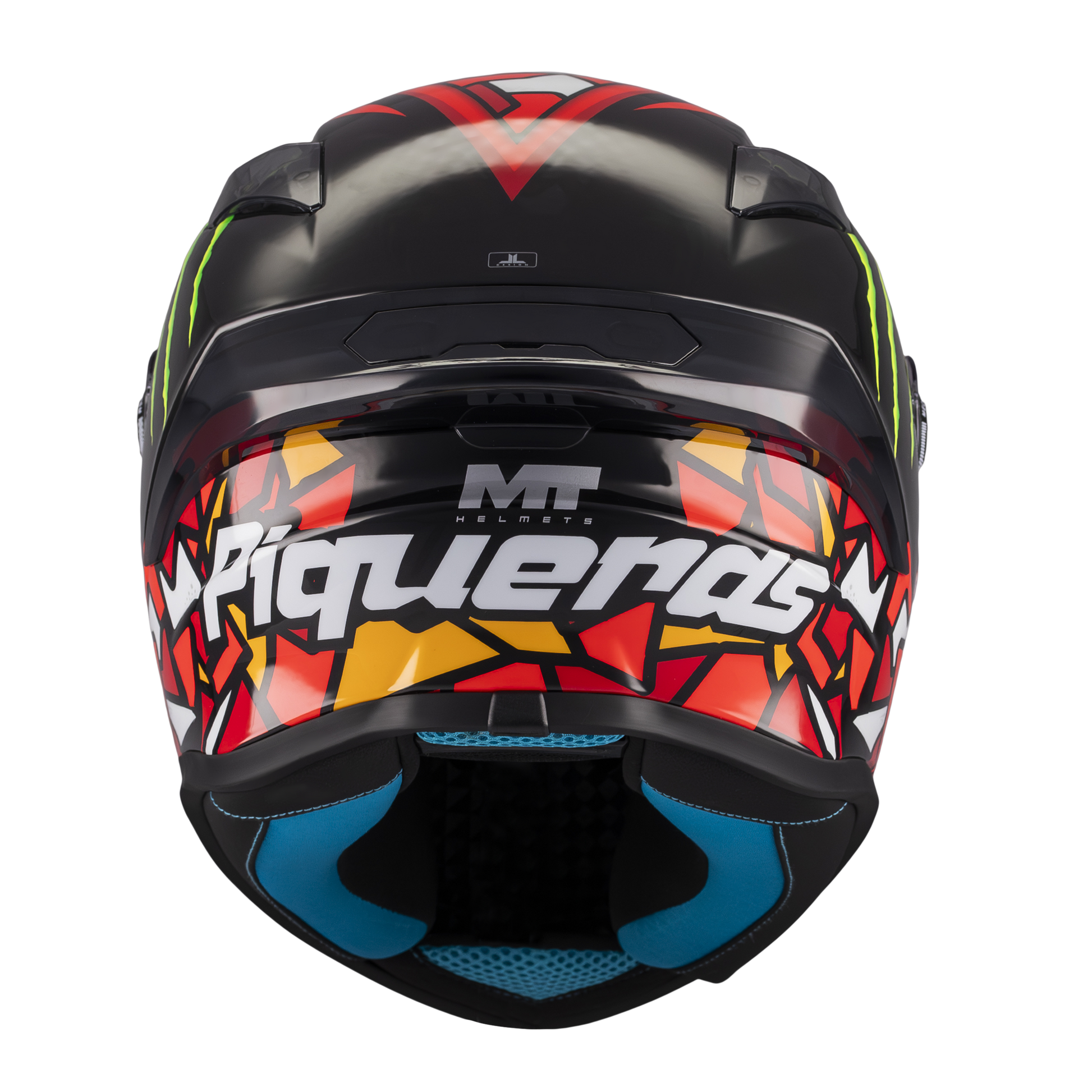 MT TARGO S PIQUERA GLOSSY RED BLACK MONSTER ENERGY