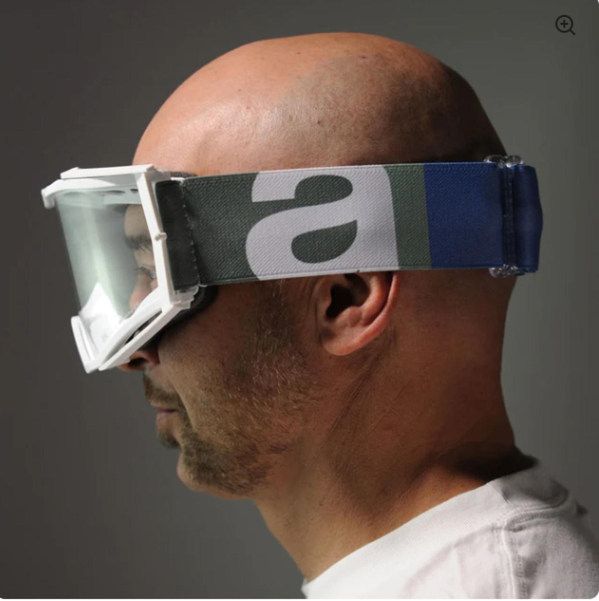 Ariete 8K ARI 8-7 MX Goggles White/Grey, Clear Lens