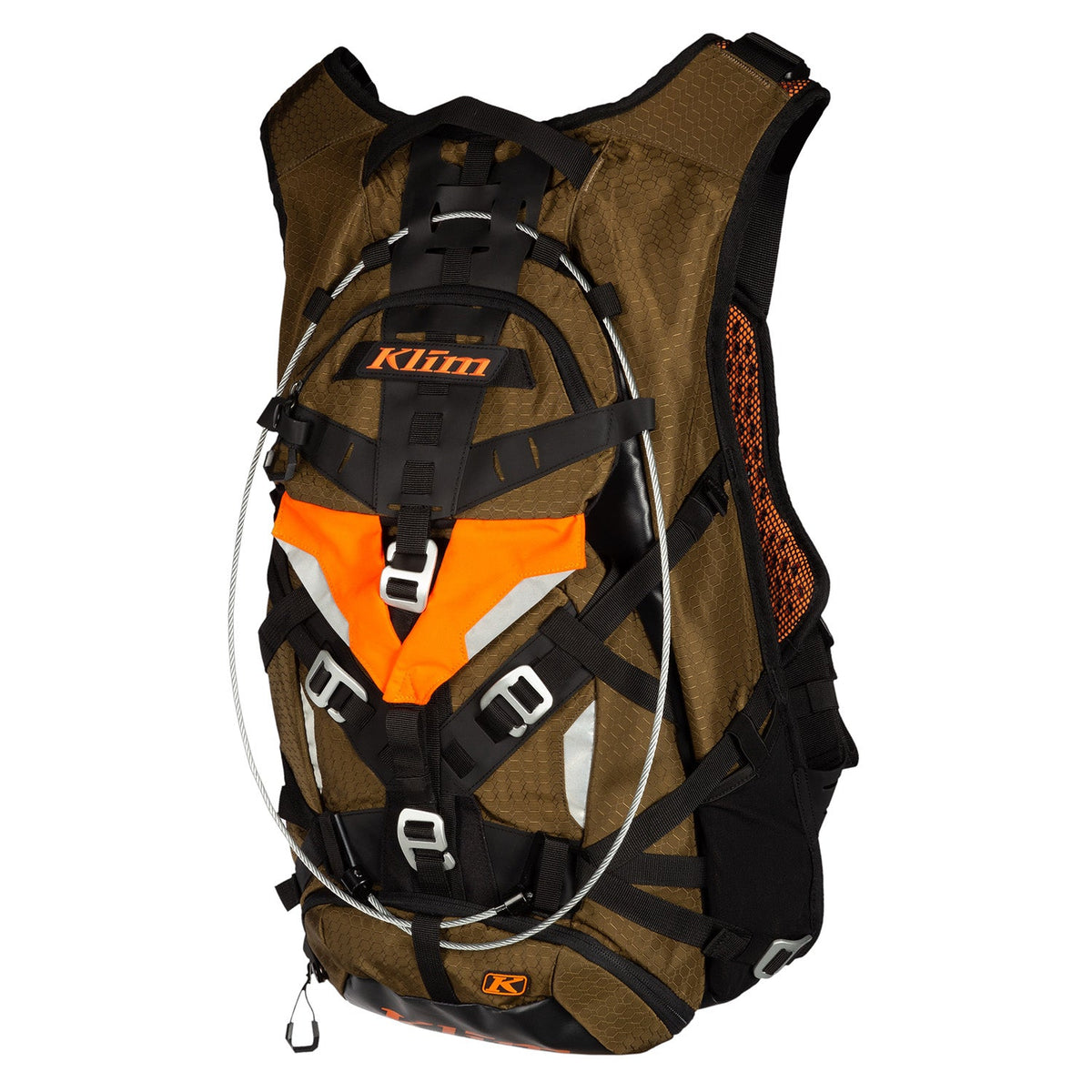 KLIM Tek Pak Motorcycle Backpack, rear view