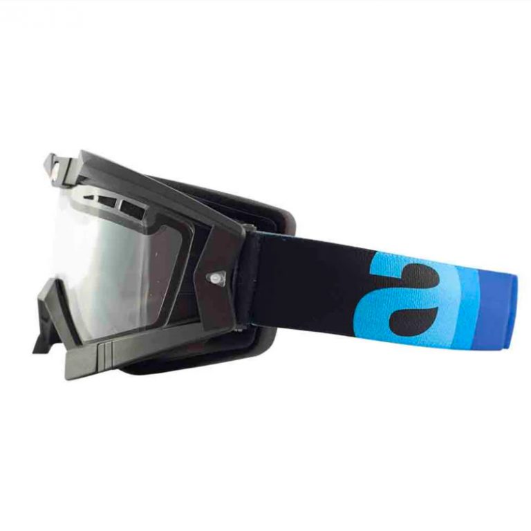 Ariete RC Flow Enduro Goggles Black/Blue, Clear Double Ventilated Lens