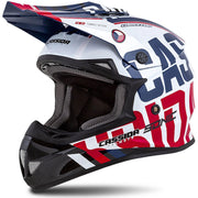 Cassida Cross Pro II Motocross Helmet White/Red/Black
