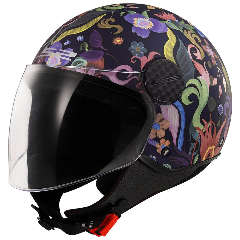 LS2 OF558 SPHERE LUX II 2 BLOOM MATTE BLUE PINK