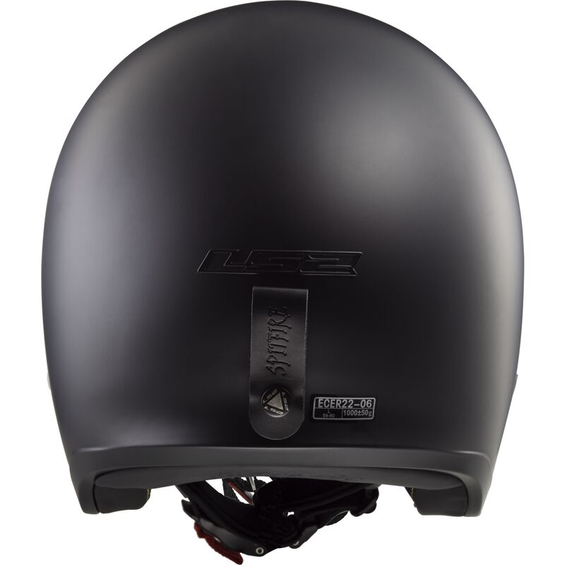 LS2 OF599 SPITFIRE II 2 SOLID MATTE BLACK