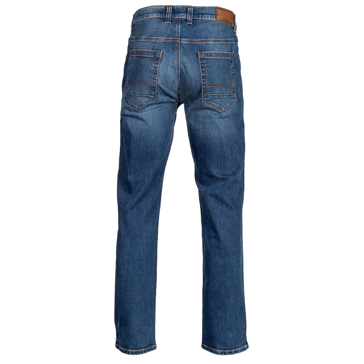 KLIM Unlimited Straight Stretch Denim Jeans, inside view