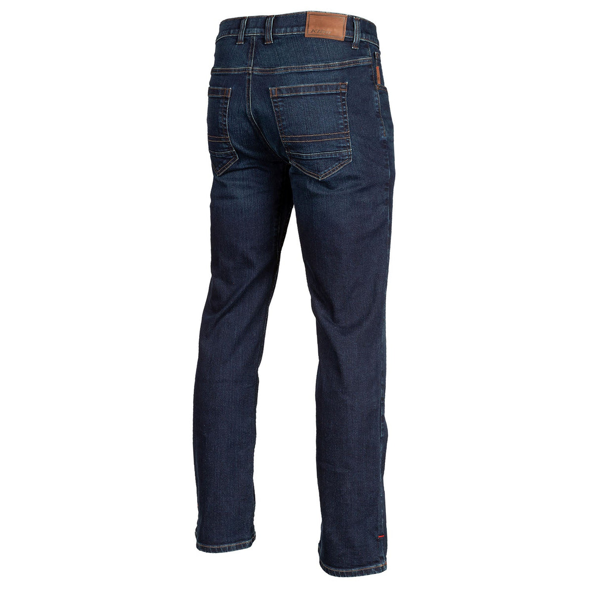 KLIM Unlimited Straight Stretch Denim Jeans, rear view