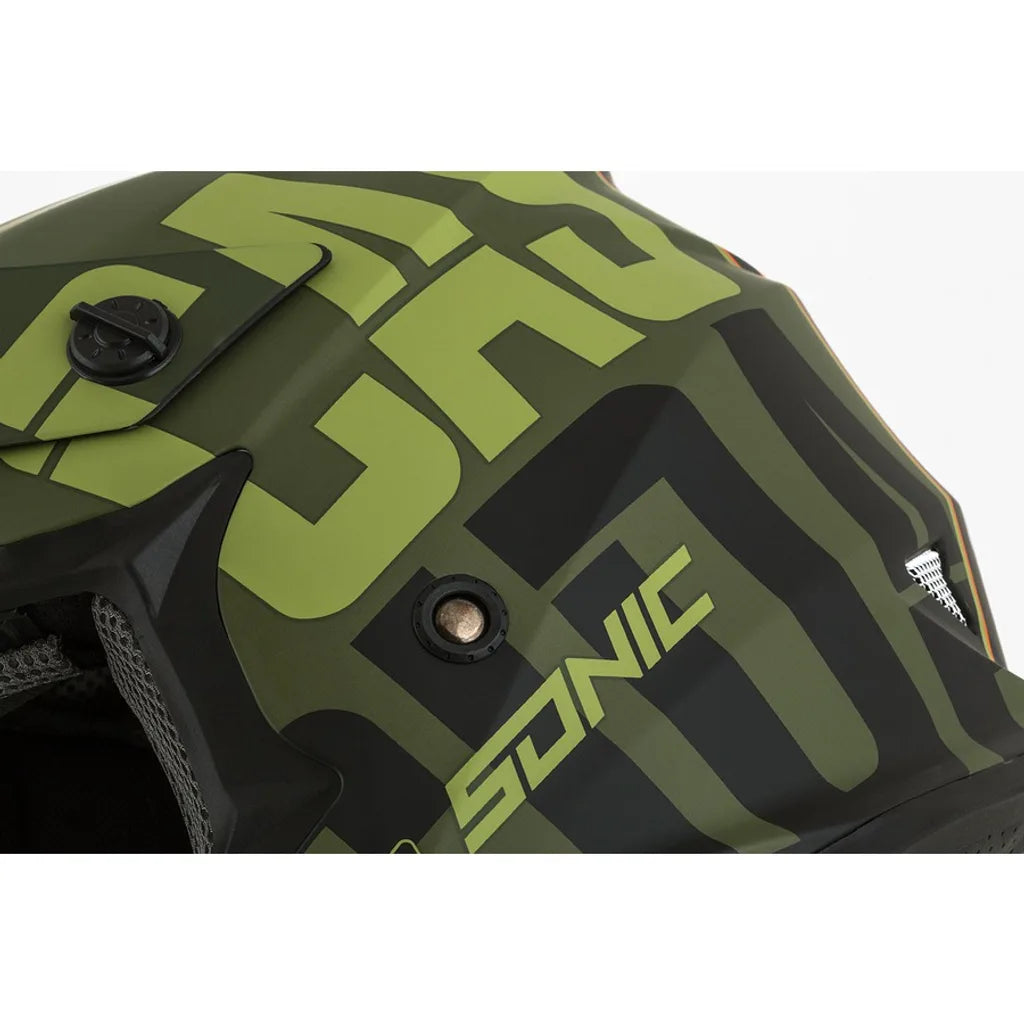 Motocross Helmet Cassida Junior Kaki Mat