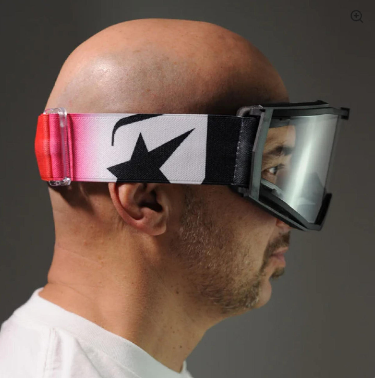 Ariete 8K ARI 8-6 MX Goggles Black/White/Pink, Clear Lens