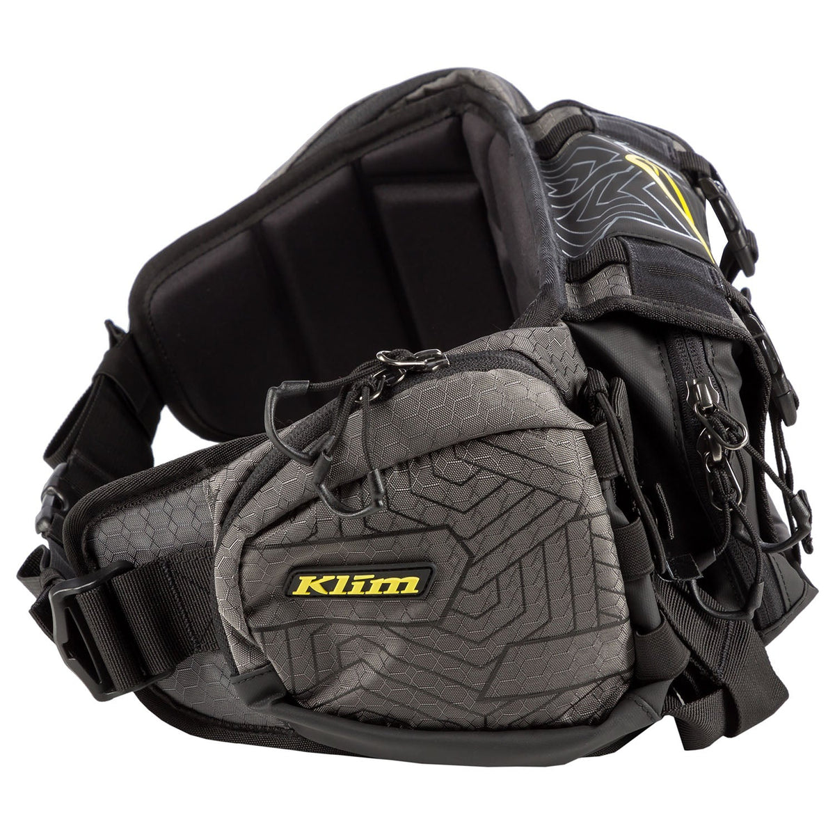 KLIM Scramble Pak Backpack Gray, rear view