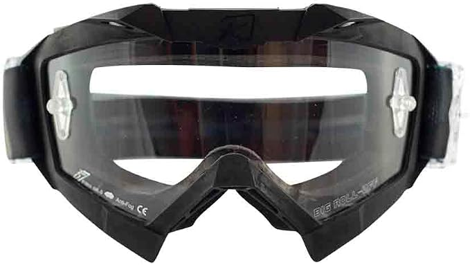 Ariete Adrenaline Primis MX Goggles Black/White, Clear Lens