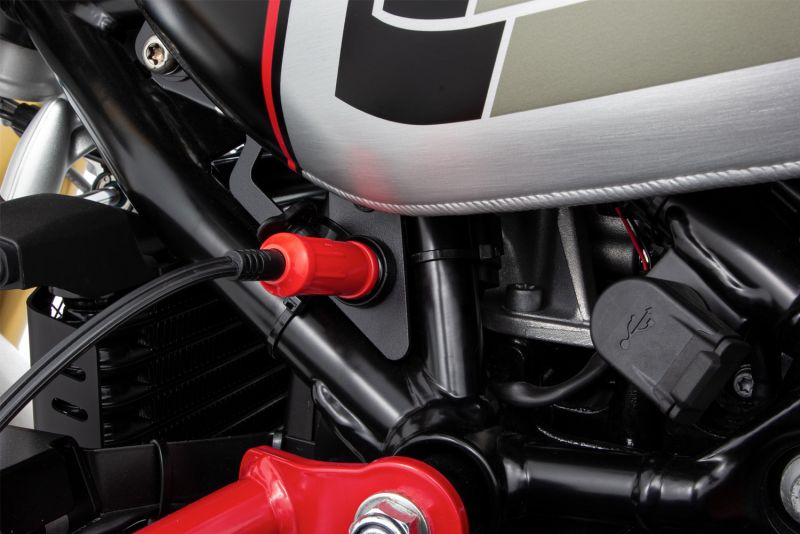 Wunderlich On-Board Socket Black, rear view