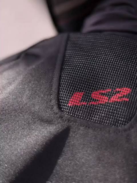 LS2 Apex Lady Waterproof Sport Jacket Black/Dark Grey, inside view