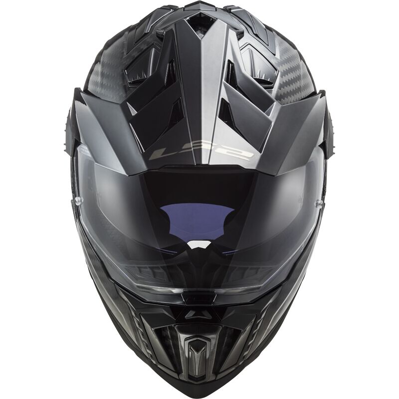 LS2 MX701 EXPLORER SOLID GLOSSY CARBON